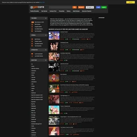 Gamcore.com: Free Porn Games Galore - X ThePornDude