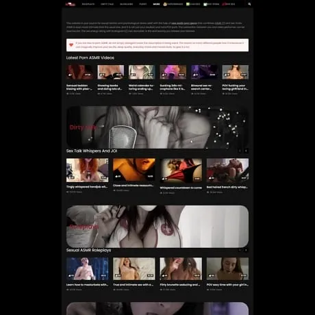 EroASMR.com: Innovative ASMR Porn - X ThePornDude